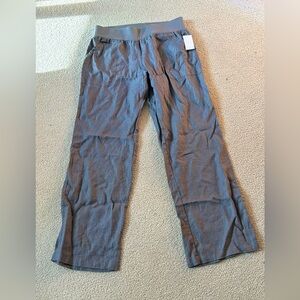 NWT Allen Allen 100% linen wide leg pants